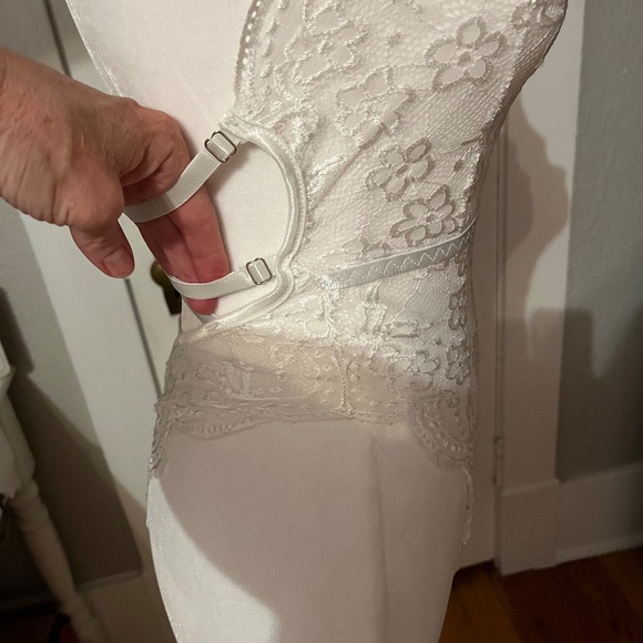 White sexy detailed lace bodysuit ** - Picture 6 of 14